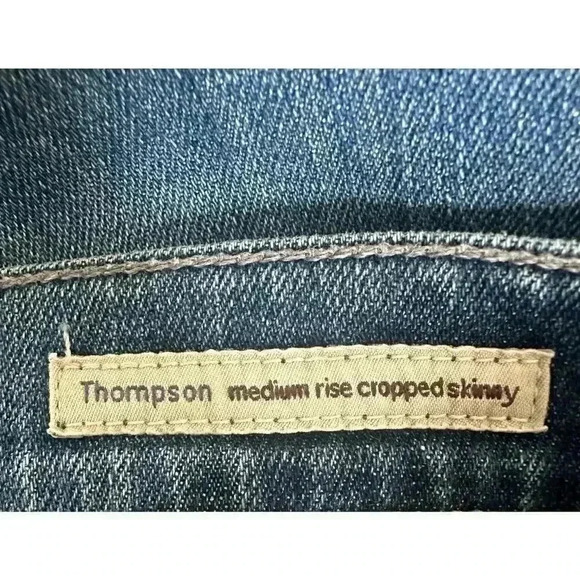 Citizens of Humanity Thompson Medium Rise Cropped Skinny Jeans Size 26 - Picture 8 of 10